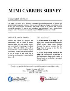 Myopathy / Questionnaire / Science / Methodology / Evaluation / X-linked myotubular myopathy / Centronuclear myopathy / Myotubularin 1