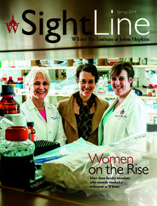SightLine Spring 2014 Wilmer Eye Institute at Johns Hopkins  Women