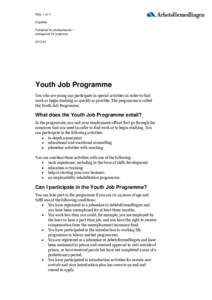 Sida: 1 av 4 Engelska Faktablad för arbetssökande – Jobbgaranti för ungdomar[removed]