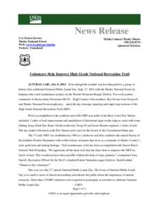 News Release U.S. Forest Service Modoc National Forest Web: www.fs.usda.gov/modoc Twitter: @modocnf
