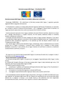 Microsoft Word - European Day of Languages SG statement2014_ita.odt