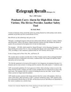 Microsoft Word - Pendants Carry Alarm for High-Risk Abuse Victims.doc