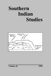 Southern Indian Studies, vol. 44