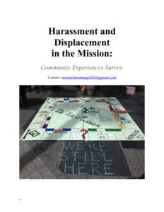 Gender-based violence / Neighborhoods in San Francisco /  California / Abuse / Domestic violence / Family therapy / Violence against women / Mission District /  San Francisco / Gentrification / Single room occupancy / Gender / Transgender / Human geography