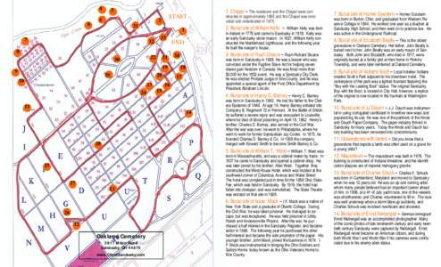 Oakland Cemetery Historic Walk. 4 panel LEGAL
