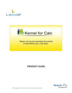 PRODUCT GUIDE  ©Lepide Software Private Limited Table of Contents 1.