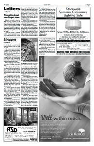 The Acorn	  July 24, 2014 Letters From Page 6 —