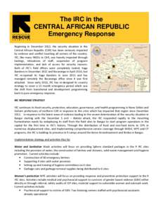 Microsoft Word - IRC CAR_Emergency Response_15 Jan 2014.docx