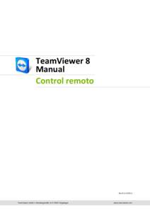 TeamViewer 8 Manual Control remoto Rev[removed]