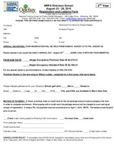 Microsoft Word - Year 2 Registration Form -2015