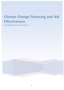 Climate Change Financing and Aid Effectiveness