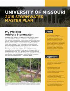 UNIVERSITY OF MISSOURISTORMWATER MASTER PLAN AUGUST 2015