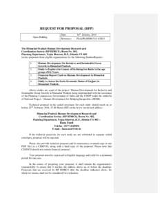 Himachal Pradesh / Request for proposal / Computer hardware / Hewlett-Packard / Shimla / Business / Procurement / Computing