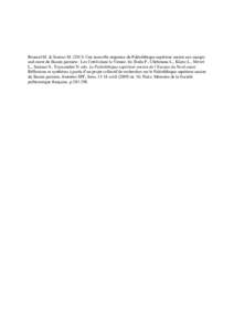 Roussel M. & Soressi MUne nouvelle séquence du Paléolithique supérieur ancien aux marges sud-ouest du Bassin parisien : Les Cottés dans la Vienne. In: Bodu P., Chehmana L., Klaric L., Mevel L., Soriano S., T