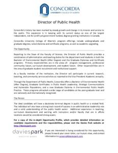 Director of Public Health