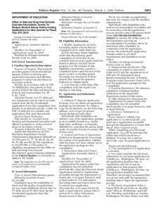 Office of Safe and Drug-Free Schools; Overview Information; Grants To Reduce Alcohol Abuse; Notice Inviting Applications for New Awards for Fiscal Year (FY) 2010, CFDA Number 84.184A. [OSDFS] (PDF)