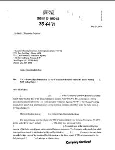 8EHQ[removed]TSCA 8(e) Notice