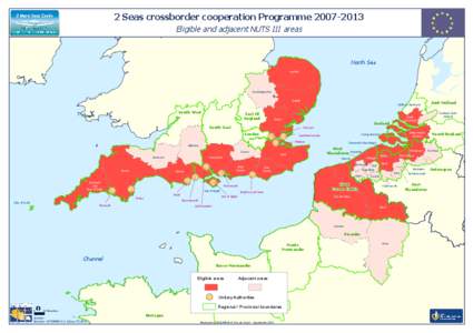 2 Seas crossborder cooperation Programme[removed]Eligible and adjacent NUTS III areas North Sea Norfolk