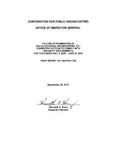 Harlingen /  Texas / Broadcasting / Business / KMBH-FM / KMBH / Audit / Financial statement / NPR / Financial audit / Geography of Texas / Auditing / Corporation for Public Broadcasting