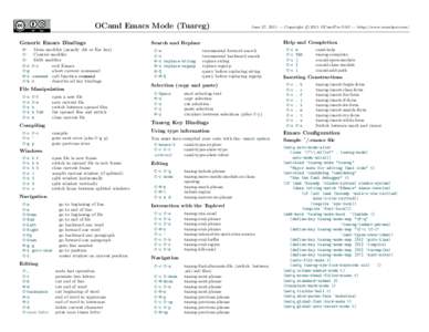 Emacs / Functional languages / Tuareg languages / Conditional / Mode / Caml / C / Software / Computing / Procedural programming languages