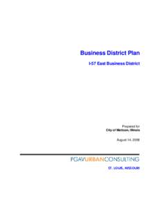Microsoft Word - I-57 East BD Plan Cover
