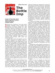 ISSNThe Bottle Imp Issue 16, November 2014