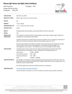 Immunologic tests / Glycoproteins / Laboratory techniques / Protein methods / ELISA / Immunohistochemistry / Antibody / Immunoglobulin G / Primary and secondary antibodies / Anatomy / Biology / Immune system