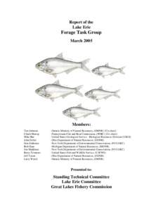 Report of the Lake Erie Forage Task Group March 2005