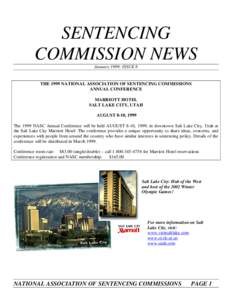 Sentencing Commission News - January 1999