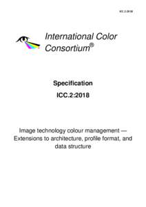 ICC.2:2018  International Color ® Consortium