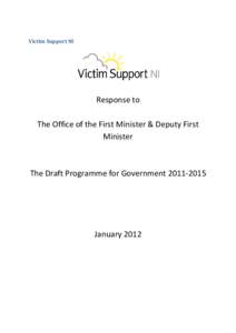 Victim Support NI  Response to The Office of the First Minister & Deputy First Minister