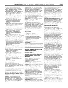 Federal Register / Vol. 61, No[removed]Monday, October 21, [removed]Notices Thomas J. Maslany, Director, Air Management Division, Region III John W. Meagher, Director, Wetlands Division, Office of Water Joseph J. Merenda, D