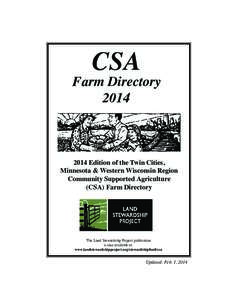 CSA  Farm Directory[removed]Edition of the Twin Cities,