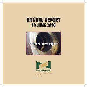 Annual Report 30 JUNE 2010