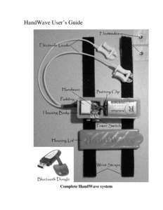 HandWave User’s Guide  Complete HandWave system HardWare A complete HandWave system consists of: