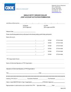 Single Entity Broker Dealer Joint Account Activation-Termination.p65