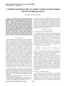 A Stabilized Dual Kalman Filter for Adaptive Tracking of Brain-Computer Interface Decoding Parameters