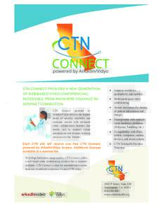 CTN CONNECT PROVIDES A NEW GENERATION   Improve workforce productivity and mobility
