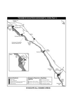 TSUNAMI EVACUATION HAWAII MAP 6: KONA (Part 1) Captain Cook 1 2