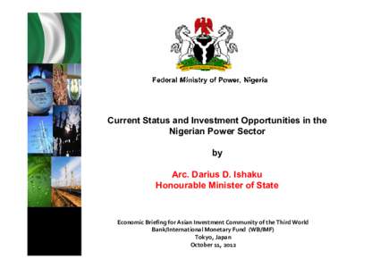 Microsoft PowerPoint - Federal Ministry of Power, Nigeria