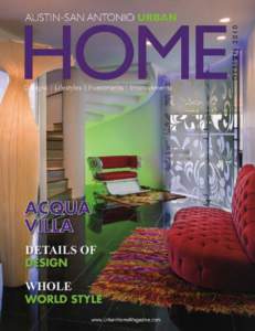 Urban Home Magazine - Acquavilla Project by Winn Wittman Architecture