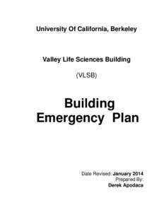 University Of California, Berkeley  Valley Life Sciences Building (VLSB)  Building