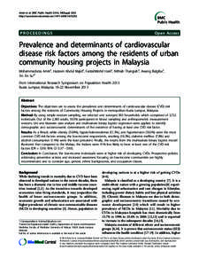 Amiri et al. BMC Public Health 2014, 14(Suppl 3):S3 http://www.biomedcentral.comS3/S3 PROCEEDINGS  Open Access