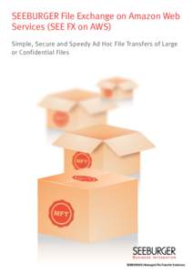 SEEBURGER File Exchange on Amazon Web Services (SEE FX on AWS) Simple, Secure and Speedy Ad Hoc File Transfers of Large or Confidential Files  SEEBURGER | Managed File Transfer Solutions