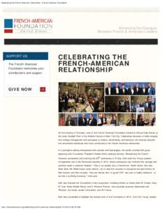 Celebrating the French-American relationship | French-American Foundation