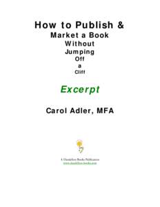 How to Publish & Market a Book Without Jumping Off a