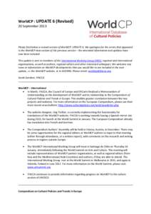 International relations / Compendium of cultural policies and trends in Europe / Association of Southeast Asian Nations / Organization of Ibero-American States / Structure / International organizations / Organizations associated with the Association of Southeast Asian Nations / Asia-Europe Foundation