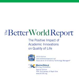 The  BetterWorldReport The Positive Impact of Academic Innovations on Quality of Life