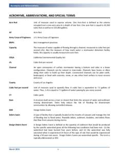 Sediment Management Strategic Plan for[removed]