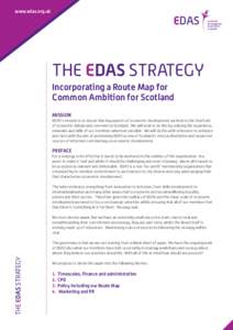 www.edas.org.uk  www.edascot.org.uk Economic Development